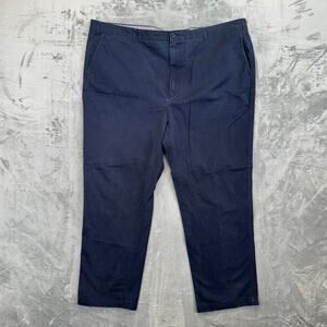 Cremieux Men's Straight Chino Pants Size 50x32‎ Navy